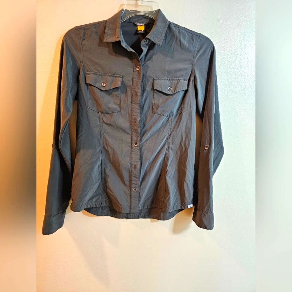 EddieBauer Womens Small Button Down Blouse